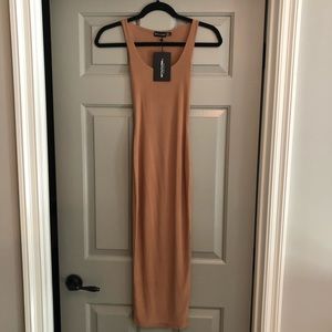 Pretty Little Thing Camel Second Skin Dress